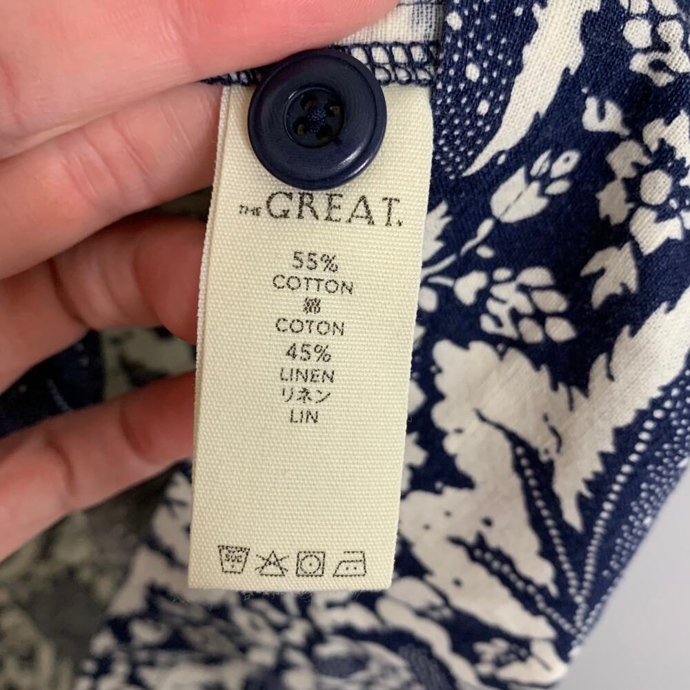 The Great Boating Skirt Navy Falling Leaves Women’s New Small - Picture 15 of 16